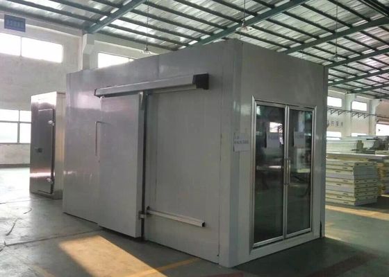 ডান কোণ 380V 220V কোল্ড এবং ফ্রিজার রুম 2.8 * 3.0 * 2.6M ফ্রিজার রুমে ওয়াক ইন করুন