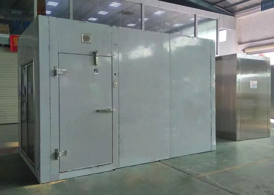 ডান কোণ 380V 220V কোল্ড এবং ফ্রিজার রুম 2.8 * 3.0 * 2.6M ফ্রিজার রুমে ওয়াক ইন করুন