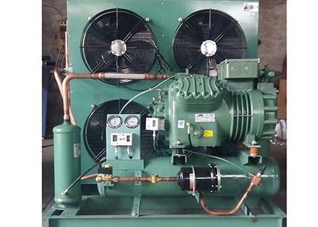 220V 50Hz রেফ্রিজারেশন সংকোচকারী ইউনিট 4DES-5Y 5HP কোল্ড স্টোরেজ রেফ্রিজারেশন ইউনিট